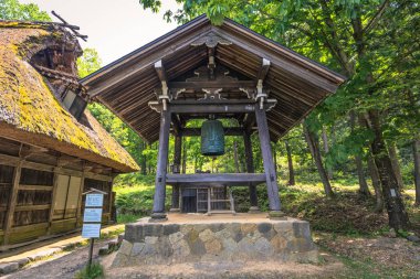 Takayama - 26 Mayıs 2019: Hida halkının geleneksel binaları 