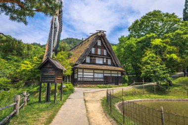Takayama - 26 Mayıs 2019: Hida halkının geleneksel binaları 