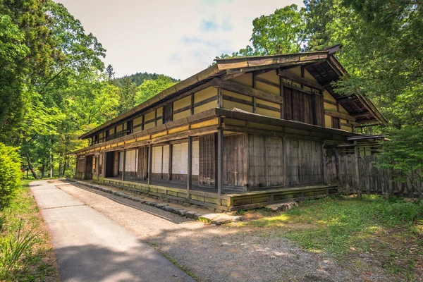 Takayama-26. května 2019: tradiční budovy v lidu Hida — Stock fotografie