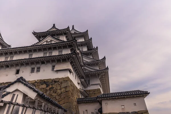 Himeji-červen 02, 2019: ikonický hrad Himeji v regionu o — Stock fotografie