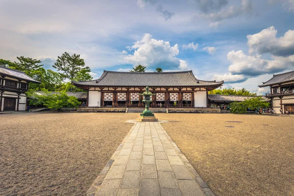 Ikaruga-juni 03, 2019: de Horyu-ji, tempel in Irakuga, Nara P — Stockfoto