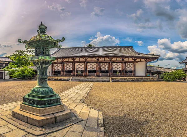 Ikaruga-juni 03, 2019: den Horyu-ji, tempel i Irakuga, Nara P — Stockfoto