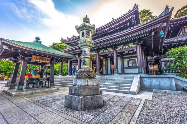 Kamakura - 06 juin 2019 : Salle principale du temple Hasedera à Kamaku — Photo
