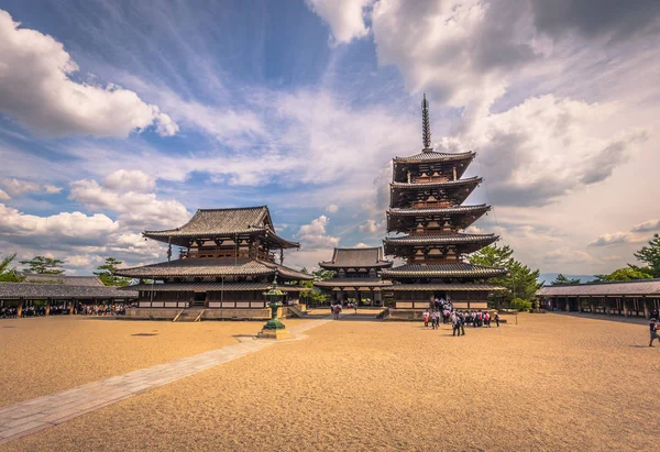 Ikaruga - 03. Juni 2019: der horyu-ji, Tempel in irakuga, nara p — Stockfoto