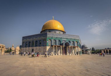 Kudüs - 04 Ekim 2018: Eski Ci'deki Kaya kubbesi