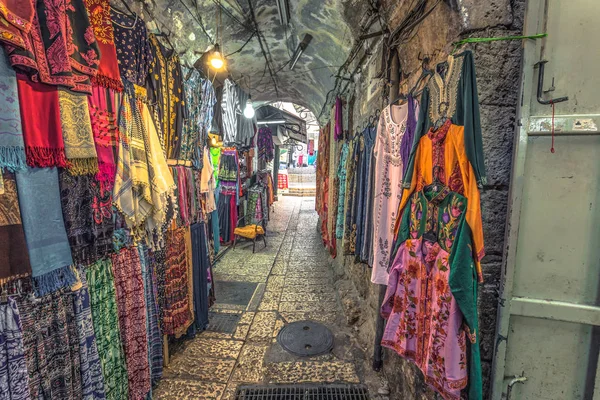 Jerusalem-oktober 04, 2018: handel och köpmän i MUSL — Stockfoto