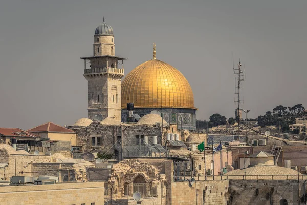 Gerusalemme - 04 ottobre 2018: La Cupola della Roccia nella vecchia Ci — Foto Stock