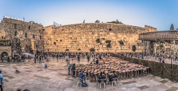 Jeruzalem-oktober 03, 2018: de westelijke muur van het Joodse tem — Stockfoto