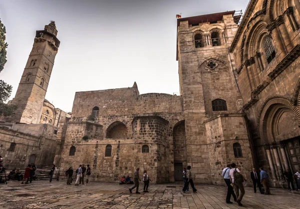 Jerusalén - 03 de octubre de 2018: Iglesia del Santo Sepulcro — Foto de Stock