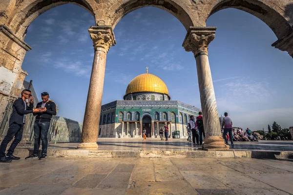 Єрусалим-04 жовтня 2018: купол скелі в старому CI — стокове фото