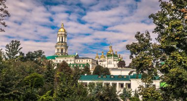 Kiev - 28 Eylül 2018: Pechersk Lavra Ortodoks Kilisesi