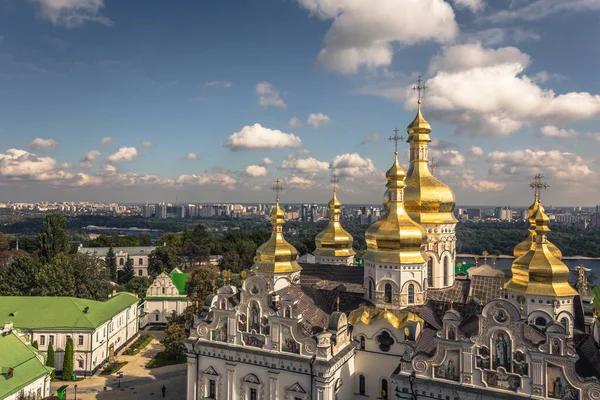 Κίεβο-28 Σεπτεμβρίου, 2018: πανοραμική θέα του Ορθόδοξου Pecher — Φωτογραφία Αρχείου