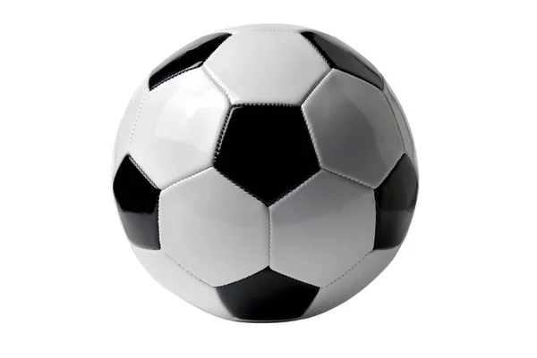 beyaz arkaplanda futbol topu