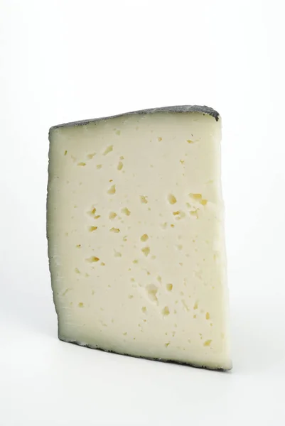 チーズ凝乳の部分 — ストック写真