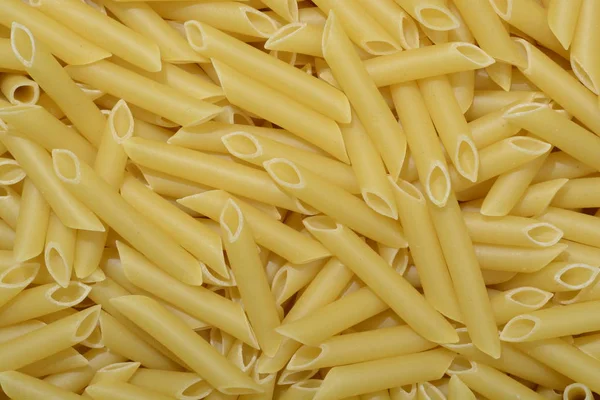 Volledige Frame Shot Van Ruwe Macaroni Voor Achtergrond — Stockfoto