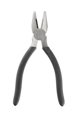 Beyaz arkaplanda pense