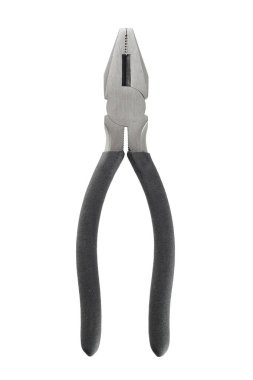 Beyaz arkaplanda pense