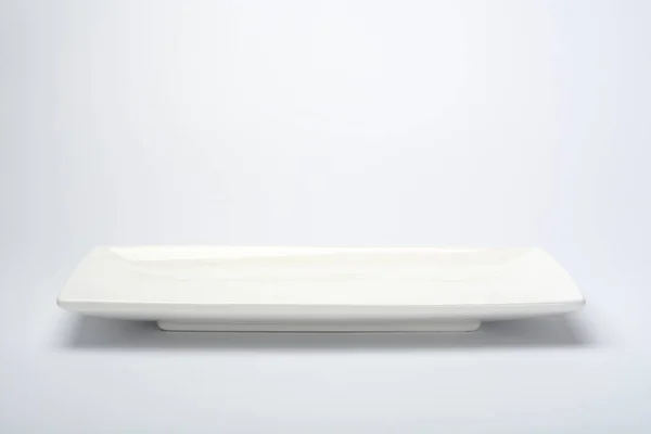 Porcelain Dish White Background — Stock Photo, Image