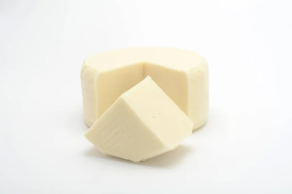 Queijo Perto Branco — Fotografia de Stock