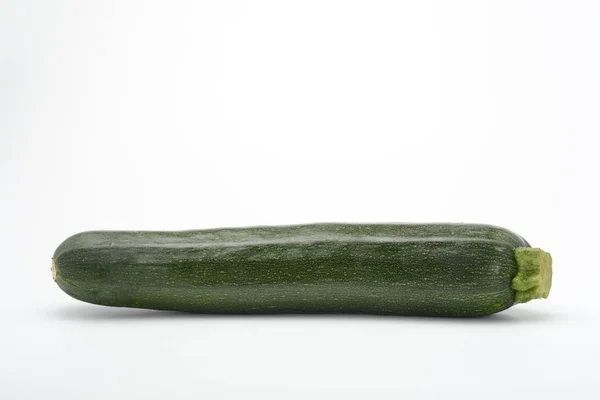 Zucchini Som Närbild Vit — Stockfoto