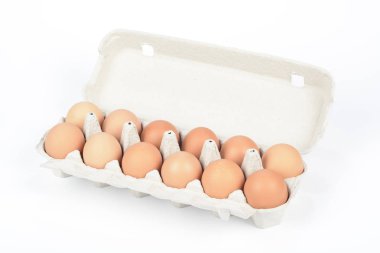 Yumurta kartonu yakın çekim 