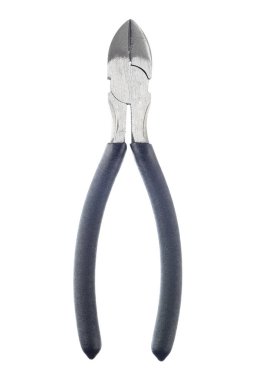 Beyaz arka planda izole edilmiş Diagonal kesme penleri