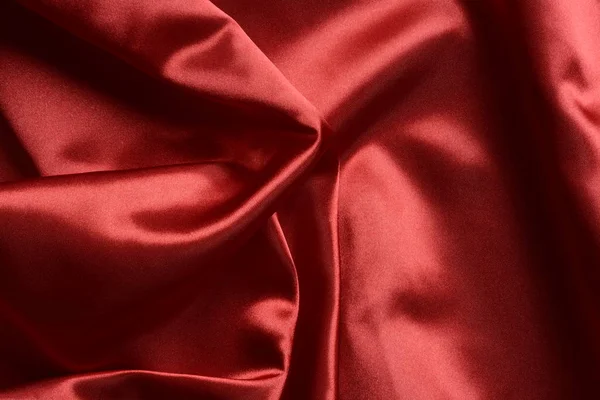 Formas y volúmenes en un tejido rojo — Foto de Stock