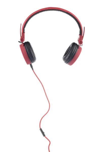 Ein rotes Headset — Stockfoto