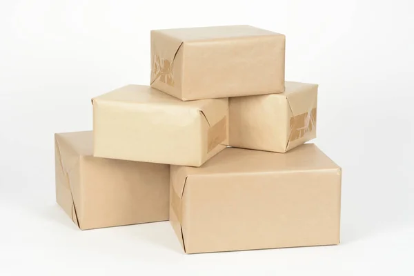 Sevkiyat için hazır kutular — Stok fotoğraf