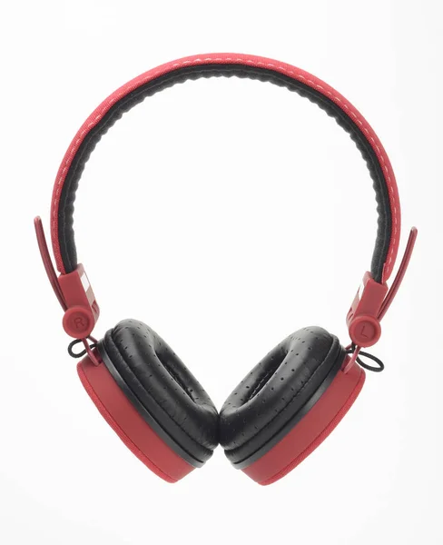 Ein rotes Headset — Stockfoto