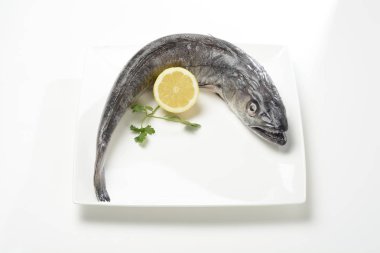 Beyaz arka planda ham hake