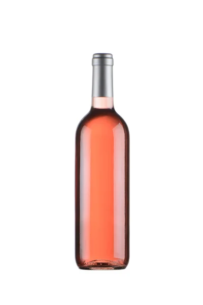 Botella de vino rosa —  Fotos de Stock