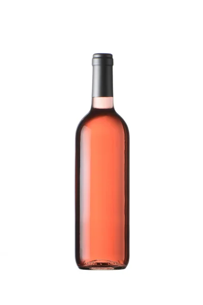 Garrafa de vinho rosa — Fotografia de Stock