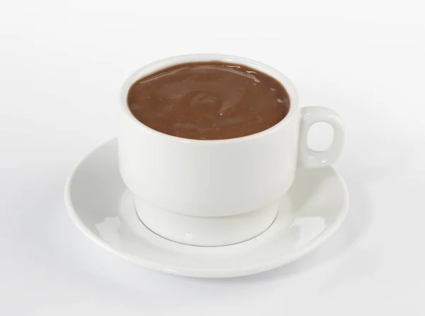 Chocolate caliente en una taza — Foto de Stock