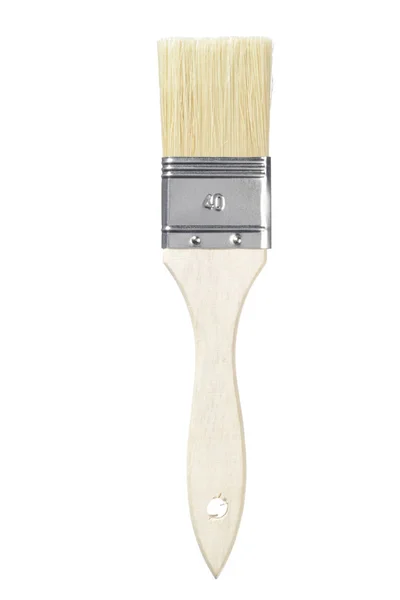 Brosse en bois marron — Photo