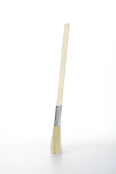 Escova de madeira marrom — Fotografia de Stock