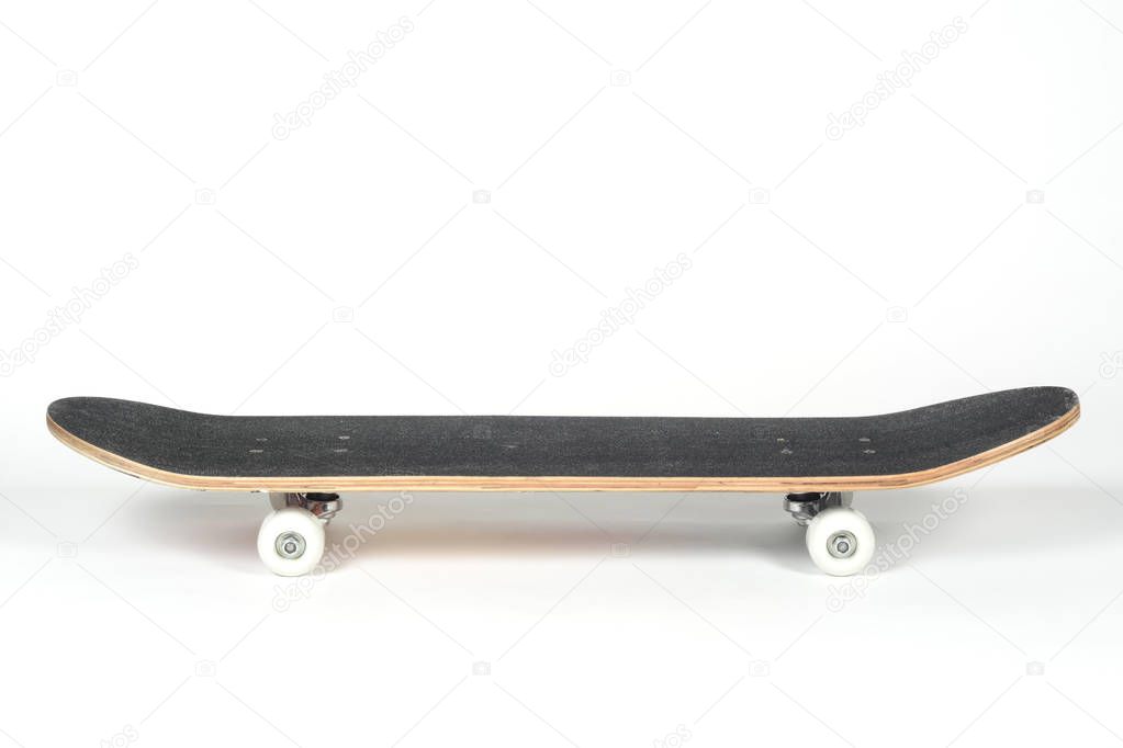 One black skateboard