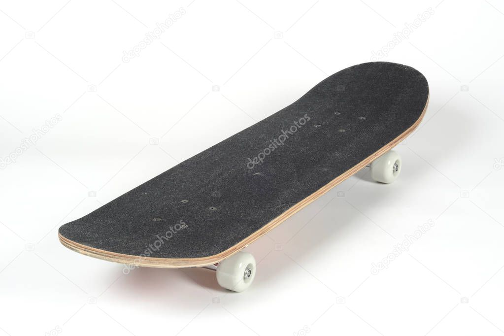 One black skateboard