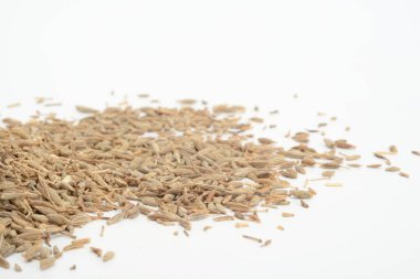 Beyaz arkaplanda kimyon