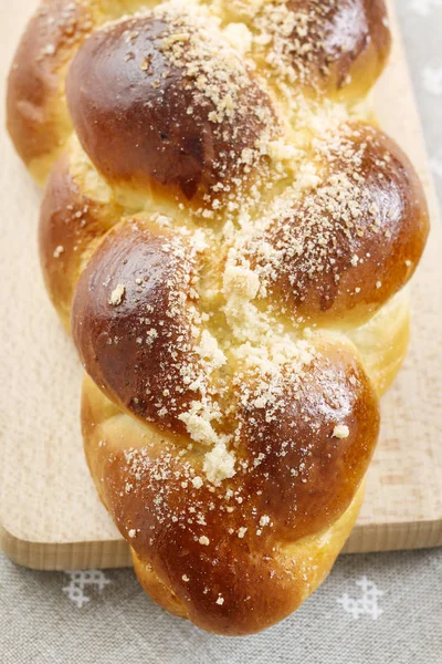 Laib Süßes Brot Festliches Dessert — Stockfoto