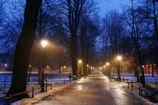 Planty City Park Krakow Poland — Stock Photo, Image