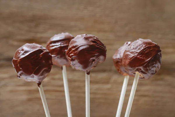 Choklad Cake Pops Party Dessert — Stockfoto