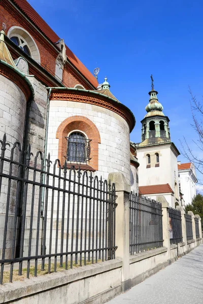 Cracovia Polonia Marzo 2017 Basilica Del Sacro Cuore Gesù Cracovia — Foto Stock