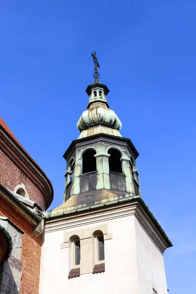 Krakow, Polonya - 05 Şubat 2017: Krakow, Polonya için İsa'nın Kutsal Kalp Bazilikası.