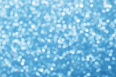 Mavi ışıklar bulanık. Işıltılı arka plan.