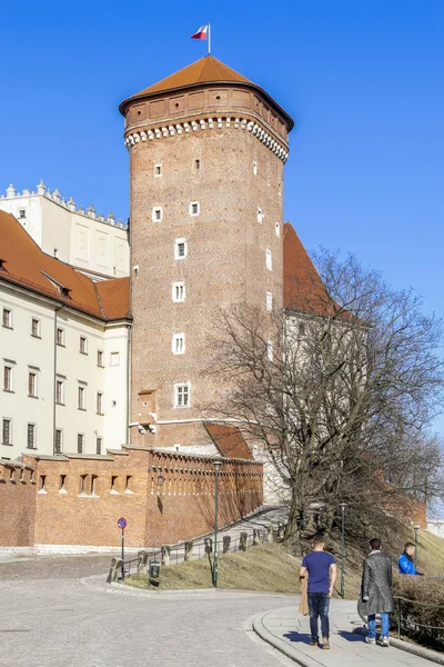 Colina Real Wawel Cracovia Polonia —  Fotos de Stock