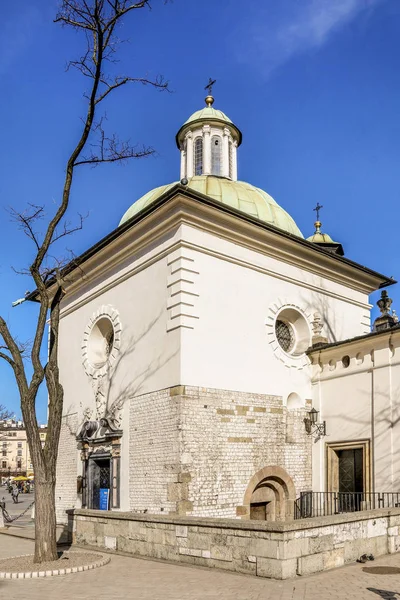 圣阿德尔伯特教堂或教堂的圣沃伊切赫 克拉科夫 — 图库照片