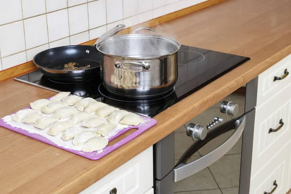 Cozinhar Bolinhos Polonês Prato Tradicional — Fotografia de Stock