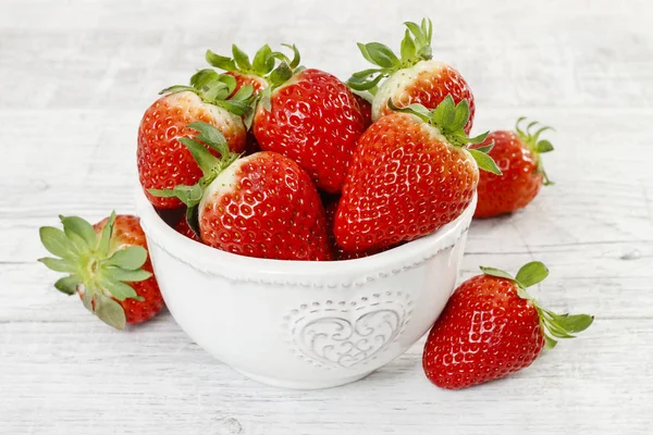 Bowl Strawberries Healthy Food — Stock Photo, Image