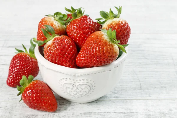 Bowl Strawberries Healthy Food — Stock Photo, Image